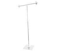 Gadpiparty Mini Soporte de Fondo para Fotografía en Forma de T Acero Inoxidable Tamaño Pequeño Soporte Portátil para Mesa Accesorios de Fotografía para Bodegones y Naturaleza Muerta