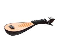 Gadpiparty Modelo de Laúd Chino Vintage para Fotografía Adorno Decorativo Ligero de Estilo Antiguo Accesorio para Estudio Fotográfico y Decoración Simulación Realista