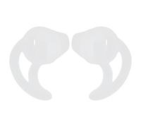 Gadpiparty Molde de Oído de Silicona Blanco para Auriculares Tubo Acústico, Cómodo Bloqueo del Canal Auditivo, Adecuado para Ejercicio Vigoroso, 1 Par