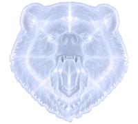 Gadpiparty Molde de silicona con forma de cabeza de oso para manualidades de escritorio, resistente al desgarro y no se deforma para decoración del hogar y proyectos de manualidades