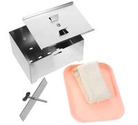 Gadpiparty Molde de Tofu de Acero Inoxidable 304 Grande Molde Liso para Hacer Tofu Casero Herramienta de Cocina Lavable para Prensar Soja Kit Práctico para Elaboración en Hogar