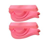 Gadpiparty Molde para Hacer Envoltorios de Dumplings 2 Piezas, Prensa Manual de Masa de Plástico Pp Rosa, Herramienta Ergonómica para Albóndigas, Utensilio de Cocina Práctico para Preparar