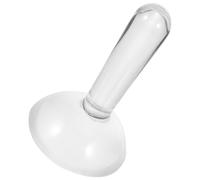 Gadpiparty Mortero para Moler Pigmentos Minerales y Varilla Mezcladora de Vidrio Transparente Tamaño 3 Mango Largo para Estudiantes de Arte y Pintura Acuarela Manual