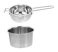 Gadpiparty Olla para Baño María de Acero Inoxidable 600 Ml, Recipiente para Derretir Chocolate y Mantequilla, Adecuado para Hogares y Panaderías