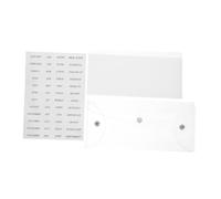 Gadpiparty Organizador de Bolsillo para Separadores Multifuncionales y Bolsas Protectoras para Cuaderno de Presupuesto Incluye Stickers Elegantes y Divisores Resistentes para Gestión