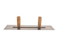 Gadpiparty Paleta de Acabado de Hormigón con Mango de Doble Herramienta Manual para Pintar Paredes Paleta de Albañilería de Resistente y Mango Ergonómico para Uso Construcción y Jardinería