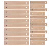 Gadpiparty Palitos de Madera Naturales para Jaulas de Pájaros Varillas Redondas de 6Cm 7Cm y 10Cm 30 Unidades Accesorios para Bricolaje Peldaños para Escaleras y Perchas de Agapornis y