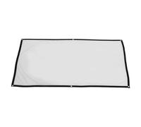 Gadpiparty Pantalla de Proyector Plegable de Poliéster Blanco 72 Pulgadas 16:9 para Educación y Uso al Aire Libre Portátil y Resistente a Deformaciones