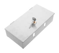 Gadpiparty Paquete de 2 tomas de corriente para exteriores, de acero inoxidable, diseño de doble enchufe, superficie impermeable e instalación empotrada, cubierta de caja impermeable para carga al