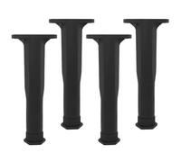 Gadpiparty Pata de Soporte Central de Altura Ajustable para Marco de Cama 4 Piezas de Plástico Listón Central de Cama Pata de Soporte Pesado Pie de Mueble para Marco de Cama Sofá Muebles