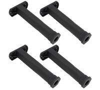 Gadpiparty Pata de Soporte Central de Altura Ajustable para Marco de Cama 4 Piezas de Plástico Listón Central de Cama Pata de Soporte Pesado Pie de Mueble para Marco de Cama Sofá Muebles