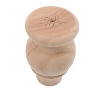 Gadpiparty Patas de Muebles de Madera Maciza, Pata Cilíndrica Tallada sin Terminar 8x12 Cm, Reemplazo para Sofá, Armario y Tocador, Accesorio para Muebles de Salón y Mesa