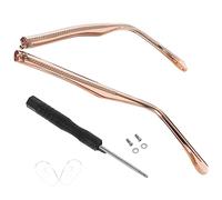 Gadpiparty Patillas de Gafas Brazos Estables para Anteojos Kit de Accesorios para Reparación de Gafas Diseño Cómodo y Funcional