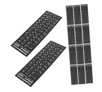 Gadpiparty Pegatinas de Teclado Ruso Mate Letras Cirílicas en Color Claro, 20 Hojas para Ordenador Portátil y Escritorio, Calcomanías Duraderas para Repuesto y Uso en Oficina o Estudio