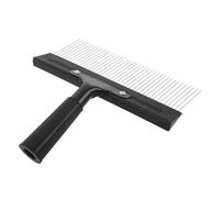 Gadpiparty Peine Esparcidor de Adhesivo y Raspador de Pintura Texturizada de Acero Inoxidable, Herramienta para Patrones Artísticos y Acabados Falsos en Paredes, Adecuado para Bricolaje y