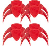 Gadpiparty Pelador de Pipas de Girasol Rojo de Plástico, Abridor de Conchas Portátil 8 Piezas para Apertura Rápida Cáscara en Cocina