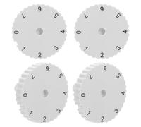 Gadpiparty Perilla de Control Térmico para Refrigerador 7 Posiciones Giratoria Juego de 4 Unidades Compatible Termostato Ajuste Preciso de Temperatura para Congelador y Frigorífico