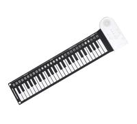 Gadpiparty Piano Abs Enrollable 49 Portátil Electrónico en Teclas Silicona y Plegable Buen Tono Fácil Adultos de Transportar