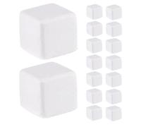 Gadpiparty Piedra para Tortuga Lagarto y Rana, Bloque Mineral Blanco 30 Unidades, Mejora Niveles de energía y Soporte para Reptiles acuáticos