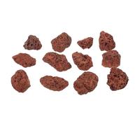 Gadpiparty Piedras Volcánicas Rojas para Plantas 2-3 Cm 600 G - Roca Volcánica para Jardinería y Macetas - Grava Decorativa para Paisajismo y Acuarios en Jardín