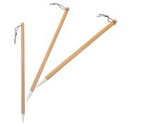 Gadpiparty Pinceles de Caligrafía y Fácil Limpieza Mango de Juego de 3 y Pelo de Cabra Retención de Tinta Confiable para Principiantes y de