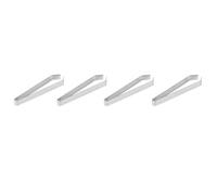 Gadpiparty Pinzas de acero inoxidable para huesos de pescado y control de pelo de cerdo, 4 piezas con punta inclinada para una extracción precisa, utensilios de cocina aptos para lavavajillas