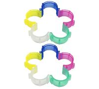 Gadpiparty Pinzas para Bobinas de Costura de Plástico, 50 Unidades Multicolor, Accesorio Reutilizable para Sujetar Hilos, Herramienta Manual para Organizar y Mantener Bobinas Color Aleatorio