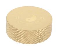 Gadpiparty Pisapapeles Redondo Pequeño de Cobre Macizo Superficie Lisa para Caligrafía China, Decoración Artesanal para Escritorio y Sala de Estudio, Accesorio Vintage Funcional