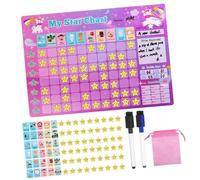 Gadpiparty Pizarra de Recompensas Magnética para Tabla de Comportamiento y Responsabilidad con Pegatinas Superficie Escritura Reutilizable Motivación para Hábitos Buenos
