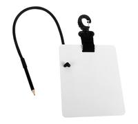 Gadpiparty Pizarra Subacuática Ligera de Plástico para Buceo con Clip, Tablero Plano para Escritura Manual y Comunicación Agua, Accesorio Práctico para Notas en Actividades Acuáticas