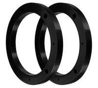 Gadpiparty Plástico Anillo 5 Adaptador Pulgadas de Altavoz de Coche | Instalación Sencilla, No se Deforma Fácilmente, Mejora la Claridad del Sonido, Reduce Ruido, Negro