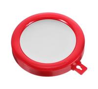 Gadpiparty Plástico Espejo de Pared Rojo Cóncavo Feng Shui para Oficina