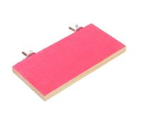 Gadpiparty Plataforma de Madera Rosa y Fácil Instalación para Jaula de Pájaros Soporte Triangular Buena Capacidad de Carga para Periquitos y Hámsters