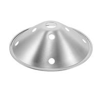 Gadpiparty Plato cónico de acero inoxidable para servir estofado y sushi, ideal para estómago de ganado, sashimi, intestino de pato y mariscos, de 15,5 x 4,6 cm.