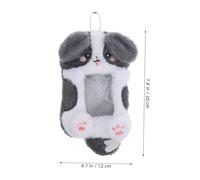 Gadpiparty Plush Animal Keychain Card Holder Adorable Soft Photo Sleeve For ID Credit and Bus Cards Cute KPOP Pendant Protector Cozy Plush Design