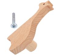 Gadpiparty Pomo de Madera para Cajones con Diseño de Animal Jirafa, Resistente al Desgaste, Elegante y Decorativo para Armarios Infantiles en Oficina y Decoración