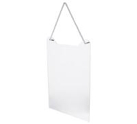 Gadpiparty Porta Letreros de Acrílico Transparente Colgante A4 210x297mm para Tiendas Retail Diseño para Exhibir Logos y Etiquetas de Precio