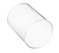 Gadpiparty Portavelas de cristal con diseño cilíndrico para decoración del hogar y decoración de fiestas, resistente y no es fácil de romper, elegante portavelas para flotar