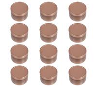 Gadpiparty Portavelas de Hojalata 2 Oz 12 Piezas para Velas Caseras y Especias Cierre Hermético para Manualidades y Aromaterapia