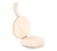 Gadpiparty Prensador de Masa de Madera para Dumplings Herramienta Manual para Hacer Empanadillas Prensa Redonda Original Utensilio de Cocina para Masa Gadget Cocina Práctico