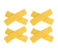 Gadpiparty Protector de Rodillas Transpirable para Perros XL Fundas Deportivas para Patas Delanteras y Traseras 8 Piezas Amarillas Envolturas Antideslizantes para Mascotas en Exterior y