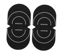 Gadpiparty Protector para Discos de Vinilo 2 Piezas, Alfombrilla Antiestática para Limpieza y Manipulación de Discos, Accesorio para Vinilos, Protección contra Polvo y Arañazos, Uso