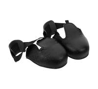 Gadpiparty Protectores Metatarsales de Acero para Calzado de Seguridad Cubrecalzado Antideslizante Negro Talla Única Cubierta para Puntera de Botas de Trabajo Adecuado para Entorno