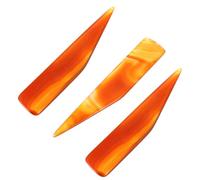 Gadpiparty Pulidor de Ágata Natural 3 Piezas para Joyería Herramienta Portátil para Pulir Oro y Plata Cuchillo de 8 CM Kit para Cuidado y Abrillantado de Anillos y Color Aleatorio