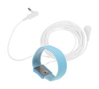 Gadpiparty Pulsera Antiestática de Conexión a Tierra Azul y Blanca Pinza Segura Banda de Descarga Estática para Dispositivos Electrónicos y Reparación Protección Electrostática para