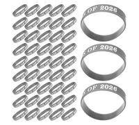 Gadpiparty Pulseras de graduación de silicona, suaves y resistentes a la deformación, accesorios de decoración de fiesta de graduación para adolescentes y profesores, 7.00X7.00X1.20CM, Silicona