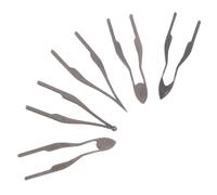 Gadpiparty puntas de alambre para trabajar la madera accesorios del kit de herramientas de pirograbado puntas de alambre de pirograbado artesanal reemplazo de pluma de leña Dark Grey