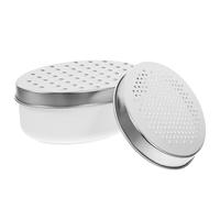 Gadpiparty Rallador de Queso con Recipiente Ovalado Color Claro Rallador Doble Acero Inoxidable Herramienta para Verduras y Queso Juego 3 Piezas para Cocina y Zanahorias