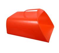 Gadpiparty Recogedor de Mano Rojo de Plástico Ligero Mango Ergonómico, Pala Multiusos para Limpiar Mesas y Recoger Polvo Hogar, Herramienta Portátil para Organización y Limpieza Doméstica