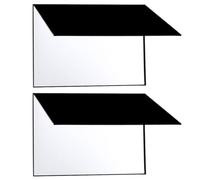 Gadpiparty Reflector Plegable de Cartón Tamaño A4 2 Piezas, Reflector de Luz para Fotografía Portátil Doble Cara y Colores Reflectantes para Estudio, Naturaleza Muerta y Alimentación